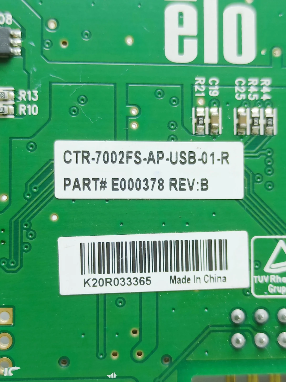 터치 패드 ELO 7002 CTR-7002FS-AP-USB-01-R E550298, L5015tm