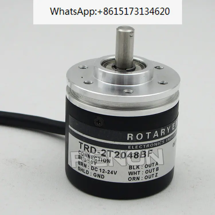 

Spot new TRD-2T2048BF rotary encoder incremental outer diameter 38mm shaft diameter 6mm solid shaft