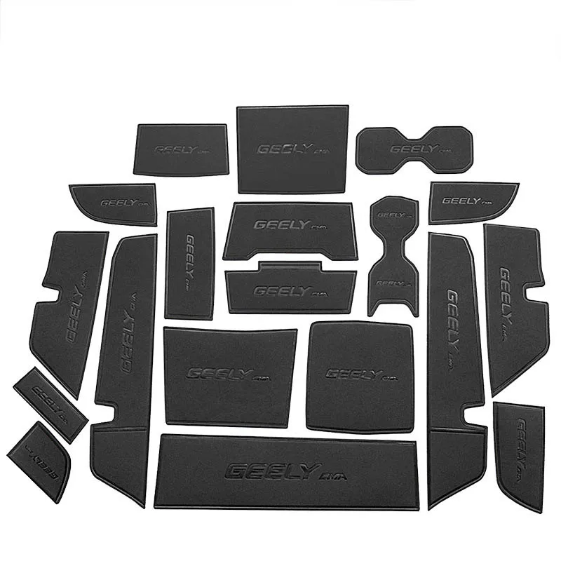 

Для Geely Monjaro Xingyue L 2022 2023 резиновый кожаный Слот для ворот подушка для чашки автомобильный нескользящий коврик дверной паз аксессуары