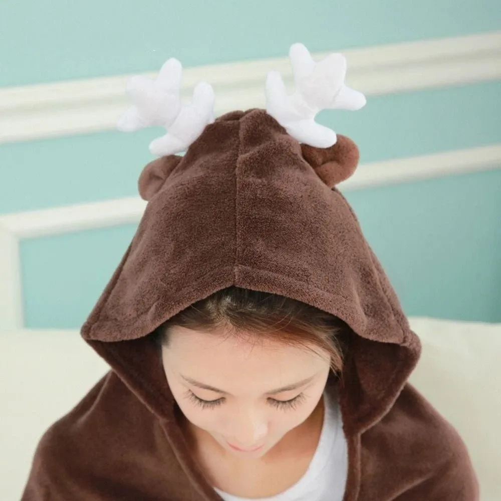 Cute Cartoon Dinosaur Cape Blanket Cozy Warm Throw Blanket Comfortable Soft Home Pajamas Travel