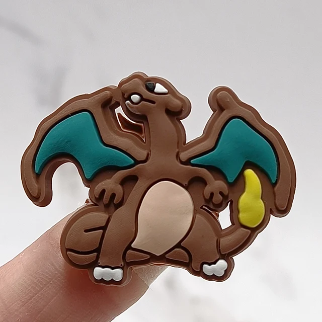 Dropshipping 1Pcs PVC Shoe Buckle Accessories Funny DIY Cartoon Animals Shoes Decoration Jibz For Croc Charms Kids Party Gift G