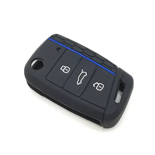 For VW Golf 7 GTI POLO T-Cross T-Roc Touran Tiguan Skoda Octavia Rapid Kodiaq Fabia Seat Ibiza Leon Ateca Arona Key Case Cover - Image 3