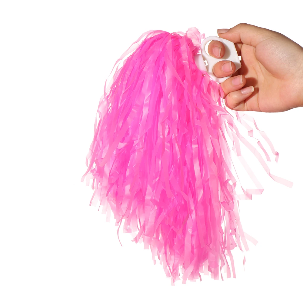 1 Paar Cheerleader-Pompons, hochwertiges Cheerleading, Jubelball, Tanz, Party, Dekorateur, Club, Sportzubehör, Wettbewerb, Blume – Detail 4