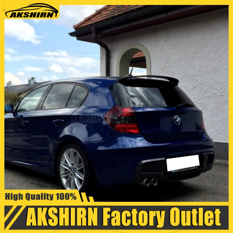 1 Series E87 E81 Rear Spoiler Carbon Fiber Spoiler Wing For BMW E87