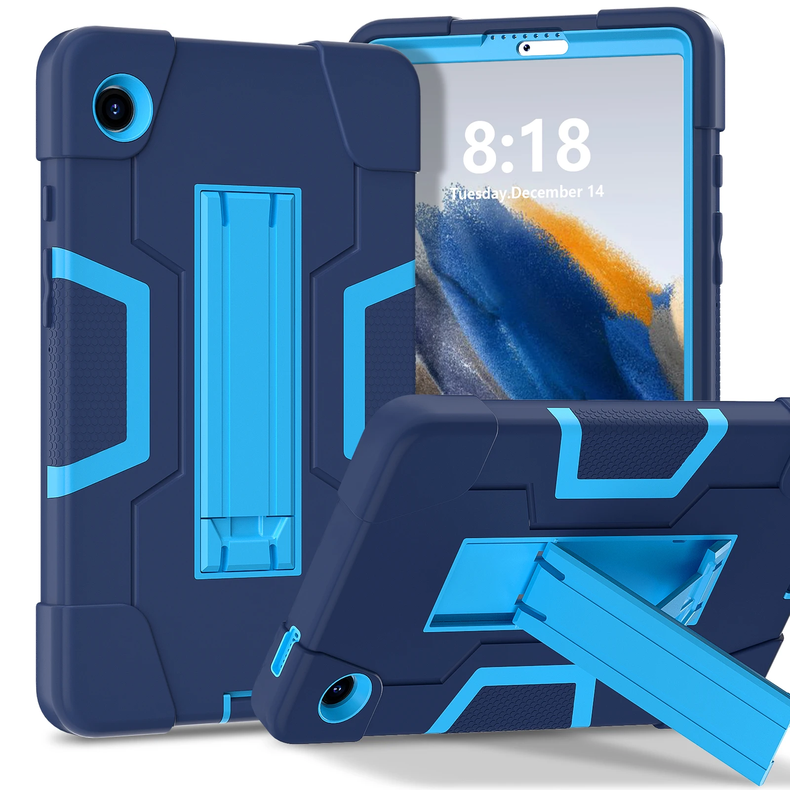 360-Degree Rotating Kids Tablet Case with Shoulder Strap