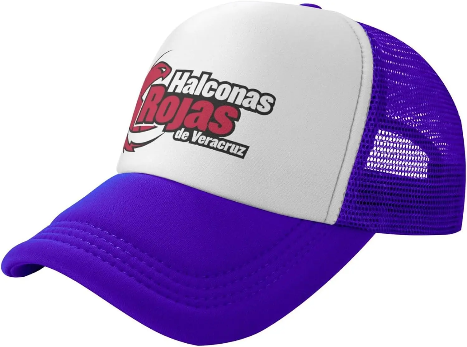 

Halcones-Rojos-Veracruz-Basketball Unisex Adult Mesh Baseball Cap Trucker Hat Dad Cap Black Hat
