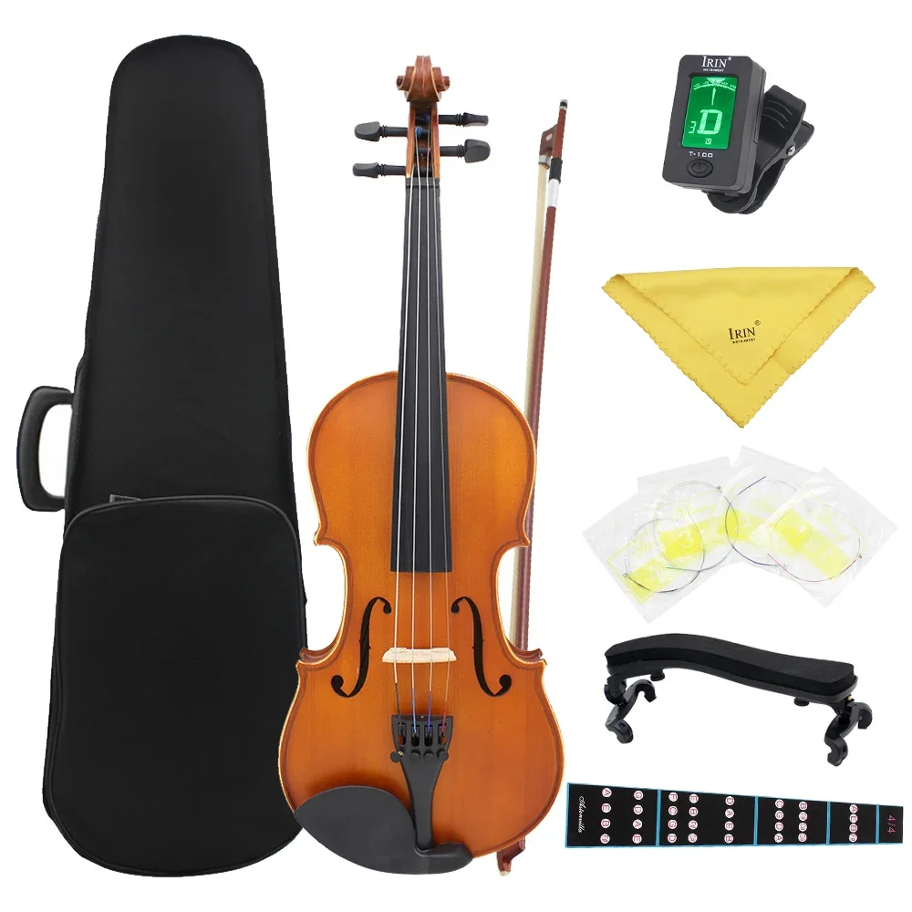 

Astonvilla AV-04 Full Size 4/4 3/4 Violin Acoustic Violin Spruce Vintage Matte Violin With Case Bow Strings Shoulder Rest Tuner