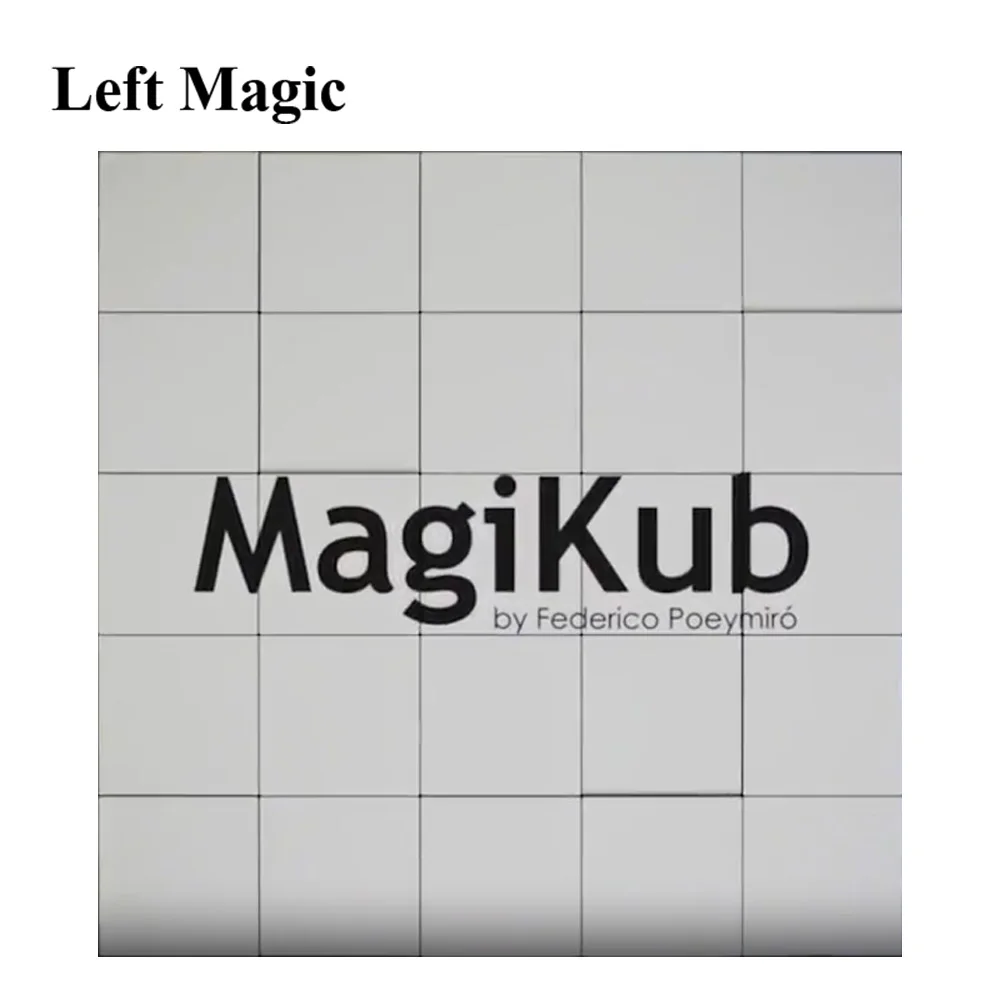Magikub By Federico Poeymiro Gimmick Magic Tricks Mentalism Close Up Street Stage Fun Illusion Props Accessories