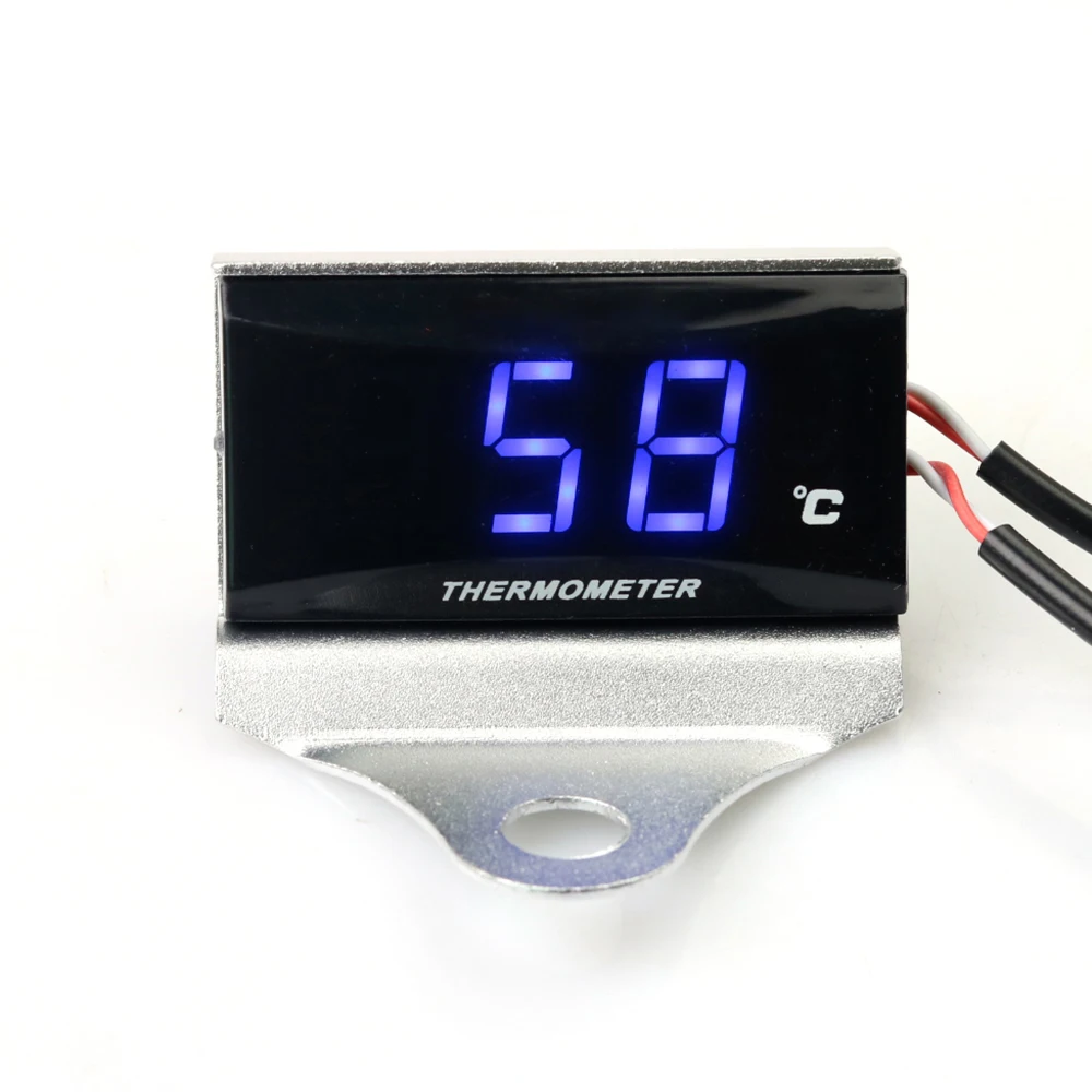 Wasserdicht Digitale Thermometer für Motorrad Temperatur Meter Instrumente