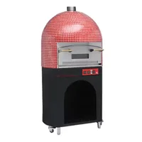 Four à pizza italien commercial à chauffage électrique pour extérieur, idéal pour boulangerie, restaurant, terrasse, cuisson sur mesure 6