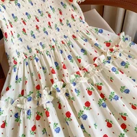 Robes pour filles, nouveaux styles d'été, vêtements pour enfants, vêtements d'été, robes d'été à la mode pour filles, jupes fleuries 5
