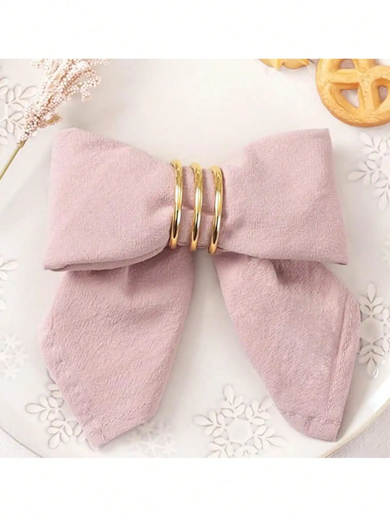 10pcs Cotton napkins Guaze Sage Pink 40x40cm for Wedding Party Birthday Tea Towel Table Baby Shower Christmas Napkin