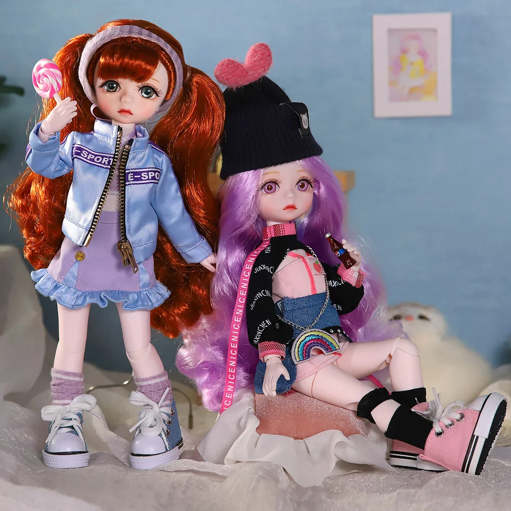 

DBS DREAM FAIRY Doll 1/6 BJD Name by Dora&Linda Mechanical Joint Body With Makeup Cool Candy SD Anime Girl