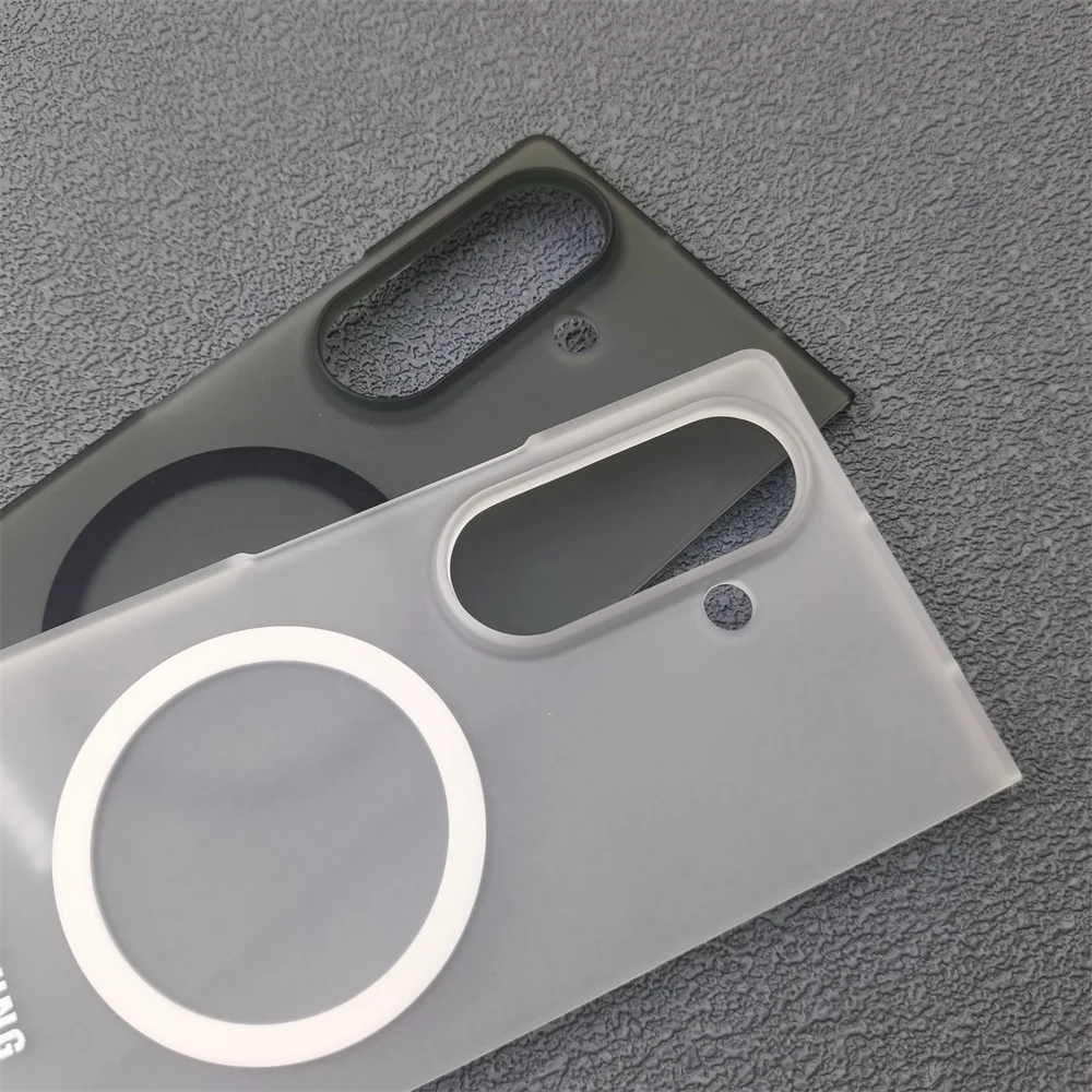 Ultra Thin Transparent Magnetic Back Cover Shockproof Case