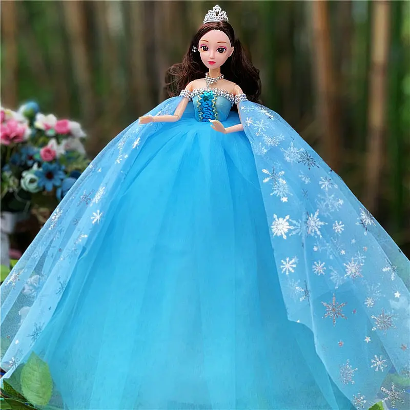 50Cm Disney Cartoon Princess Collection Doll Biancaneve Frozen Elsa Anna Doll Girl Kawaii Toys Girl Birthday Xmas Gift