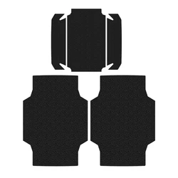 Durable Side Case Pad & Sticker Set for Motorcycle Luggage Cases (Complete Pad)