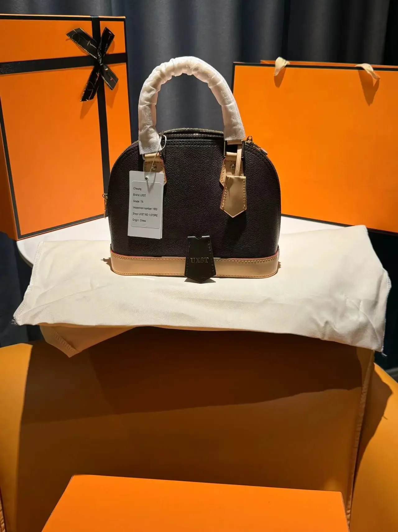 

2024 Black Shoulder Bag Women Fashion OEING Brand Tote Bag Designer Classic Women Canvas Shell Bag