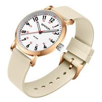 Fashion Ultra-thin Women's Watches, Soft silicone strap Designer Quartz Watch For Woman,Simple Elegant Analog Lady Wristwatches 1