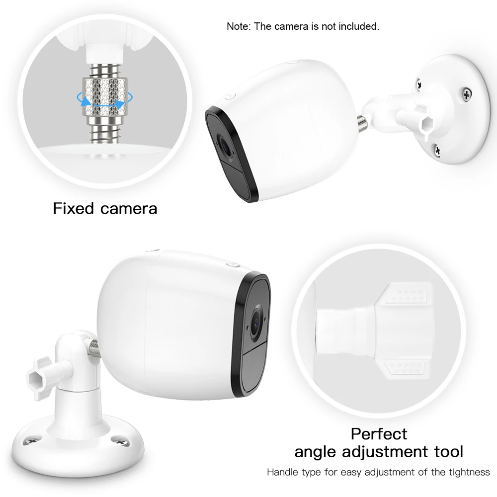 Security Camera Bracket 2/3 Pack Mounting Bracket Adjustable Wall Mount for ARLO HD/ARLO PRO/ARLO PRO2/ARLO GO/ARLO ULTRA/WYZE CAM PAN Home Camera