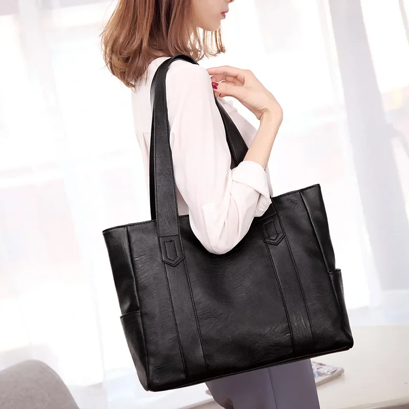 

Women's Bag Large Capacity Bag Fashion All-match Handbag Shoulder Diagonal Bag Simple Atmosphere Mother Bag