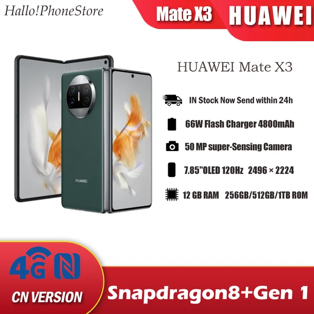 G huawei mate x smart phone fold screen snapdragon gen octa core harmonyos mp
