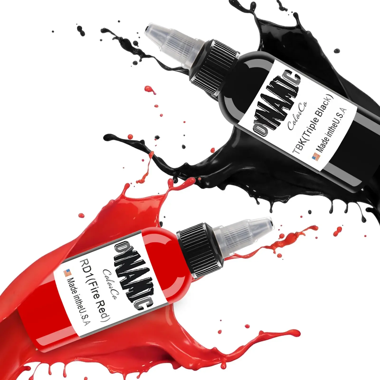 Pigmento per Tatuaggi Nero Bianco Rosso 30ML, Inchiostro Professionale per Tatuaggi Fai-da-Te, Pigmento Permanente per Tatuaggi, Pigmento per Body Painting - immagine 4