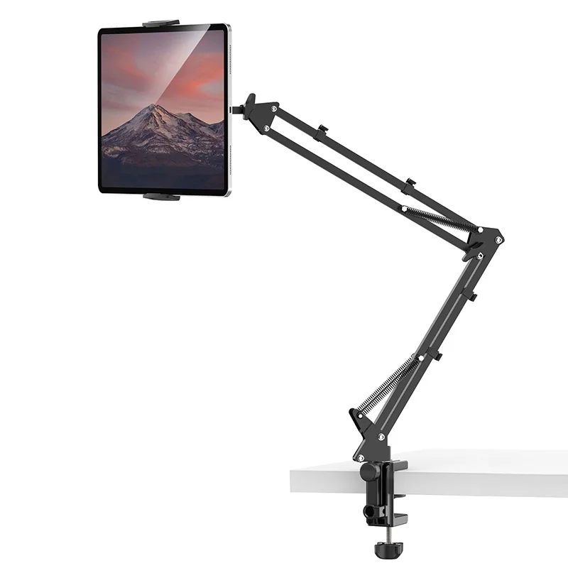 Metal Tablet Stand 360 ° Braço Longo Tablet Smartphone Cama Área de Trabalho Suporte Preguiçoso Suporte Microfone Braço Boom 4.612.9 Ulanzi-t2