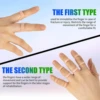 3Pcs Finger Splint Fixed Ring Adjustable Broken Finger Joint Stabilizer Finger Splint Bracket Protector Straightening Arthritis 2