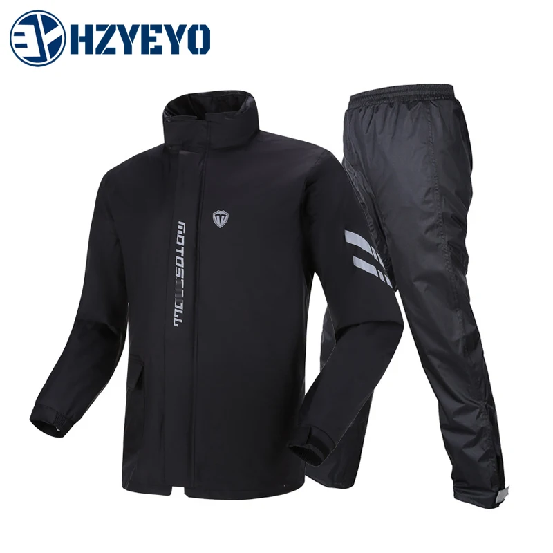 Motorcycle Raincoats Split Raincoat Waterproof Jacket Pants Motorbike Rain Coat Rider Suit Breathable Men Clothing Fashion