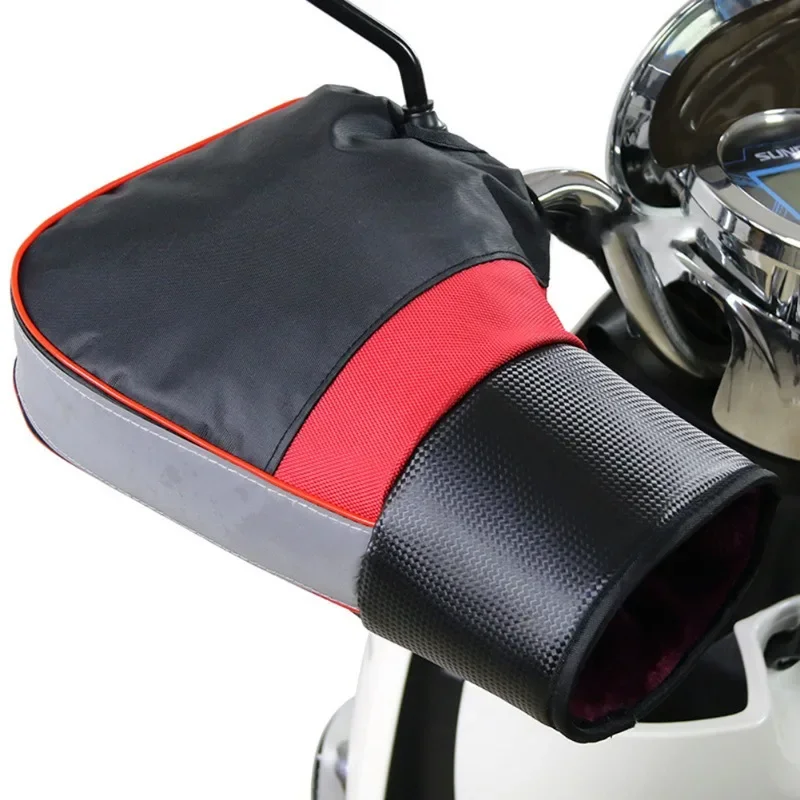 MotorcycleHandlebarCoversWinterThickWarmHandleBarGlovesCovers