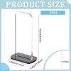 Boxing Glove Storage Holder 2 Pcs Acrylic Display Stand Easy Stand for Home Bedroom Office Bedroom Desktop Stand 6