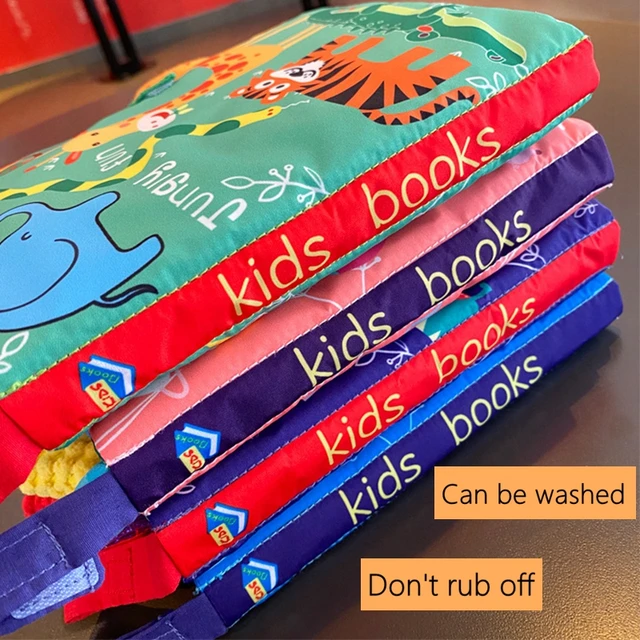0-36M Baby Early Learning Toy Tail Cloth Book Parent-child Interactive Sound Paper Puzzle Baby Book Soft Cloth Books  Rattle 3