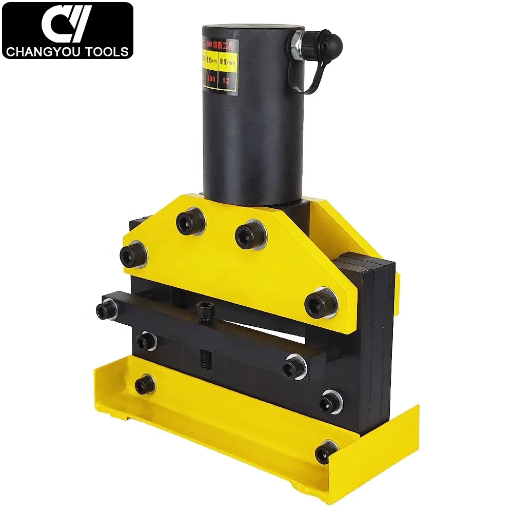 Vendita Calda Cwc-200 Utensili Per Macchine Da Taglio Per Sbarre Collettrici In Acciaio Con Pressa Idraulica