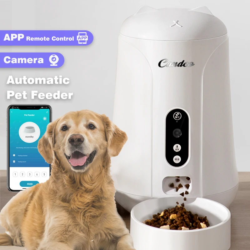 4L Pet Smart APP Control Dog Timed Food Dispenser Cat Automatic Feeder