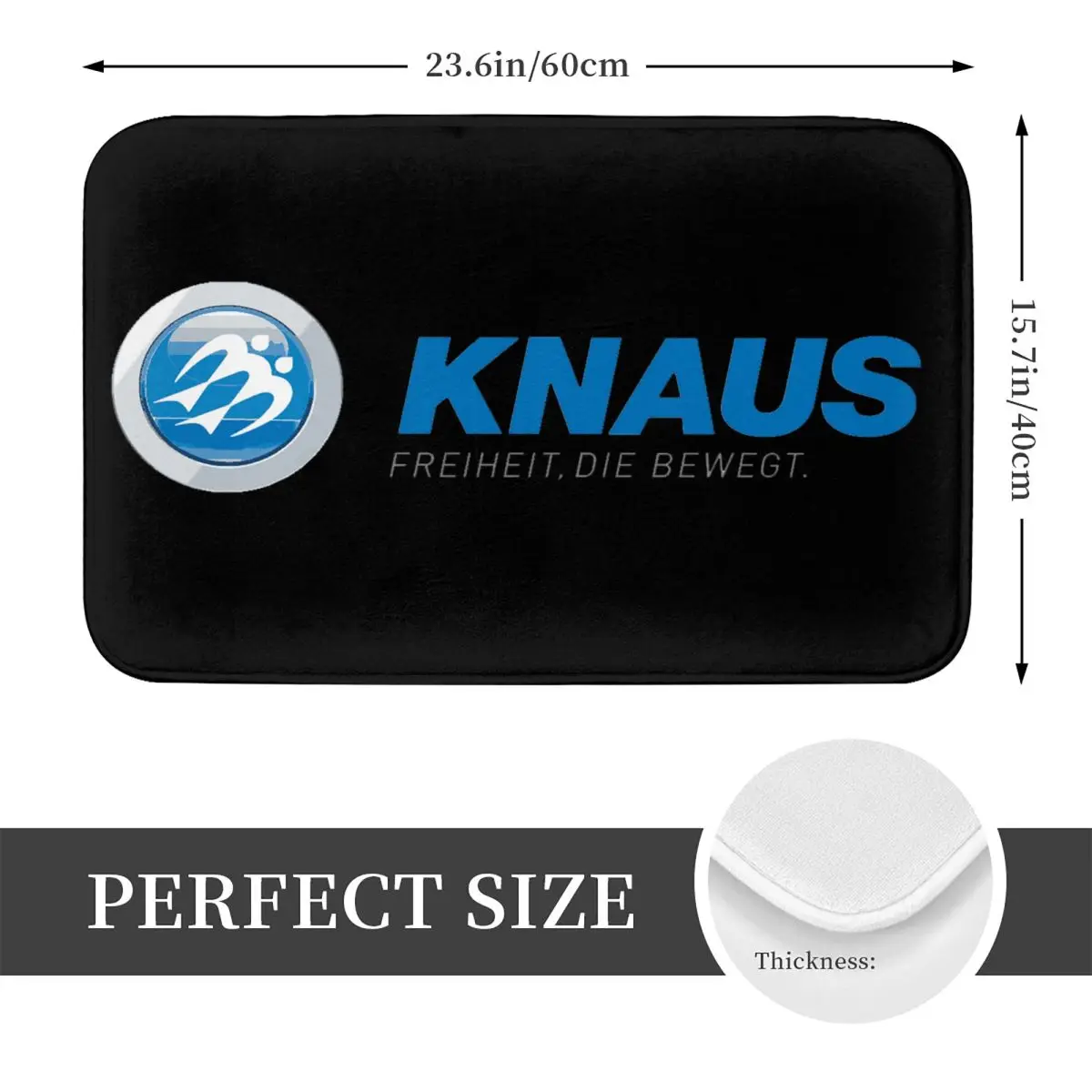 Knaus Caravan Anti-slip Doormat Floor Mat Dust-proo Carpet Rug for Kitchen Entrance Home Bedroom Footpad Mats 2