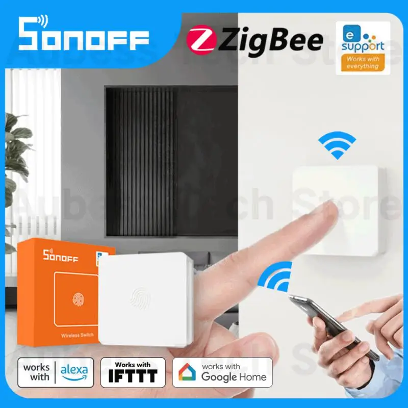 Sonoff Snzb 01 Zigbee Wireless Scene Button Switch Ewelink App Smart Home Gadgets Compatible