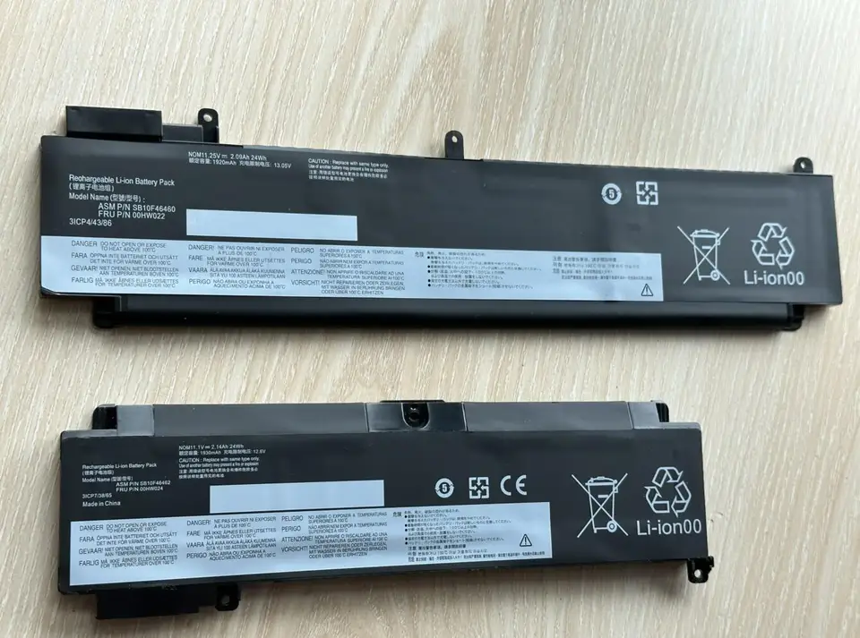 01AV405 11,4 V 26 Wh-Batterie pour Lenovo ThinkPad, T460S, Série T470S