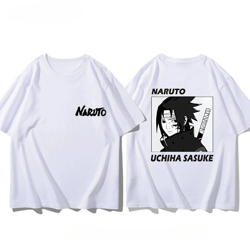 Premium Naruto Uzumaki Graphic Print Men's T-Shirt - 100% Cotton Luxury Designer Summer Tee