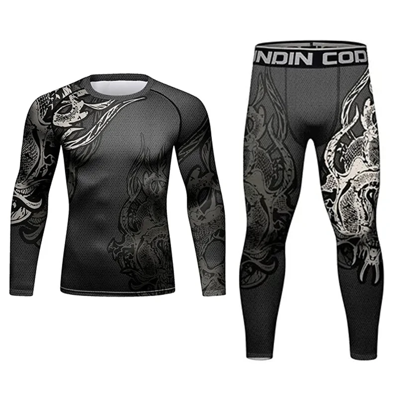MMA Jiu Jitsu Rashguard T-shirt sports apparel mens t shirt