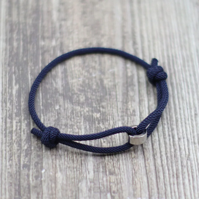 Stainless Steel Coil Chain Bracelet Unisex Adjustable