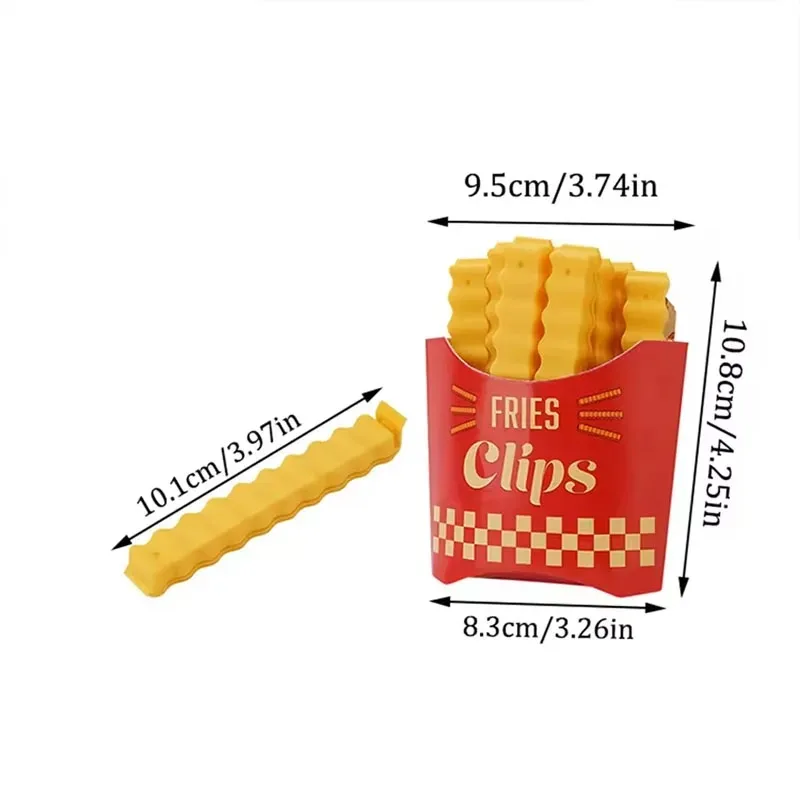 12pcs Potato Shaped Snack Bag Clips 5