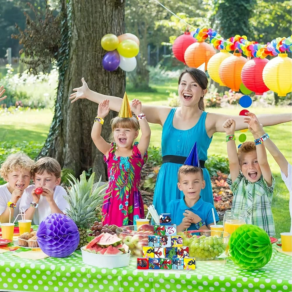 Slap Bracelets Kids Spidey and His Amazing Friends Wristbands Party Favors Classroom Prizes Exchanging Gifts