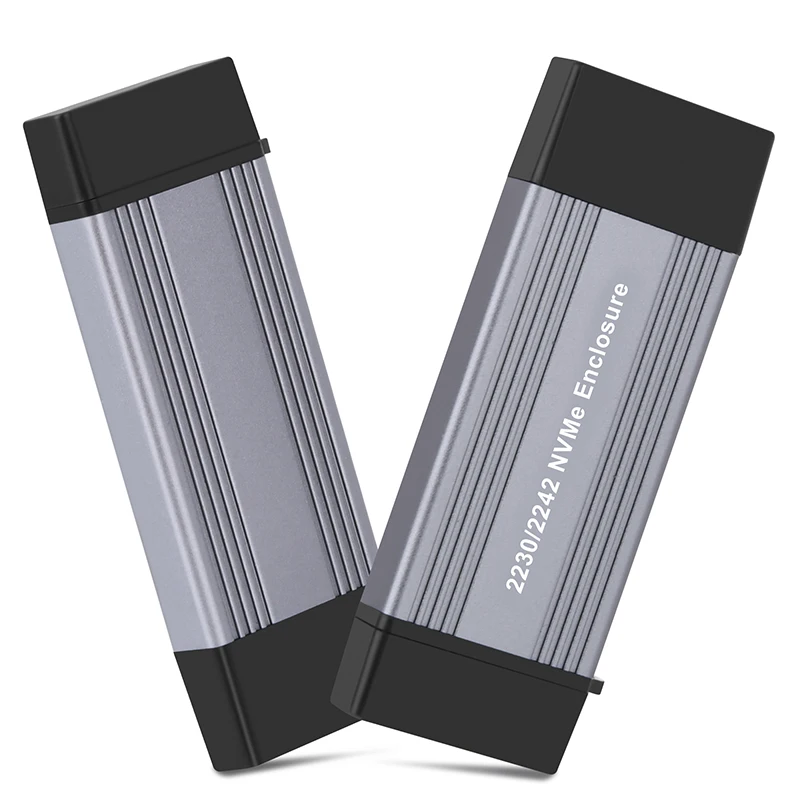 NVME ̽ SSD M2  NVME ܺ Ŭ, NVME M, M, B Ű, USB 3.1 TYPE-A, C Ÿ, 10Gbps, 2230 2242 M.2 SSD ڽ 
