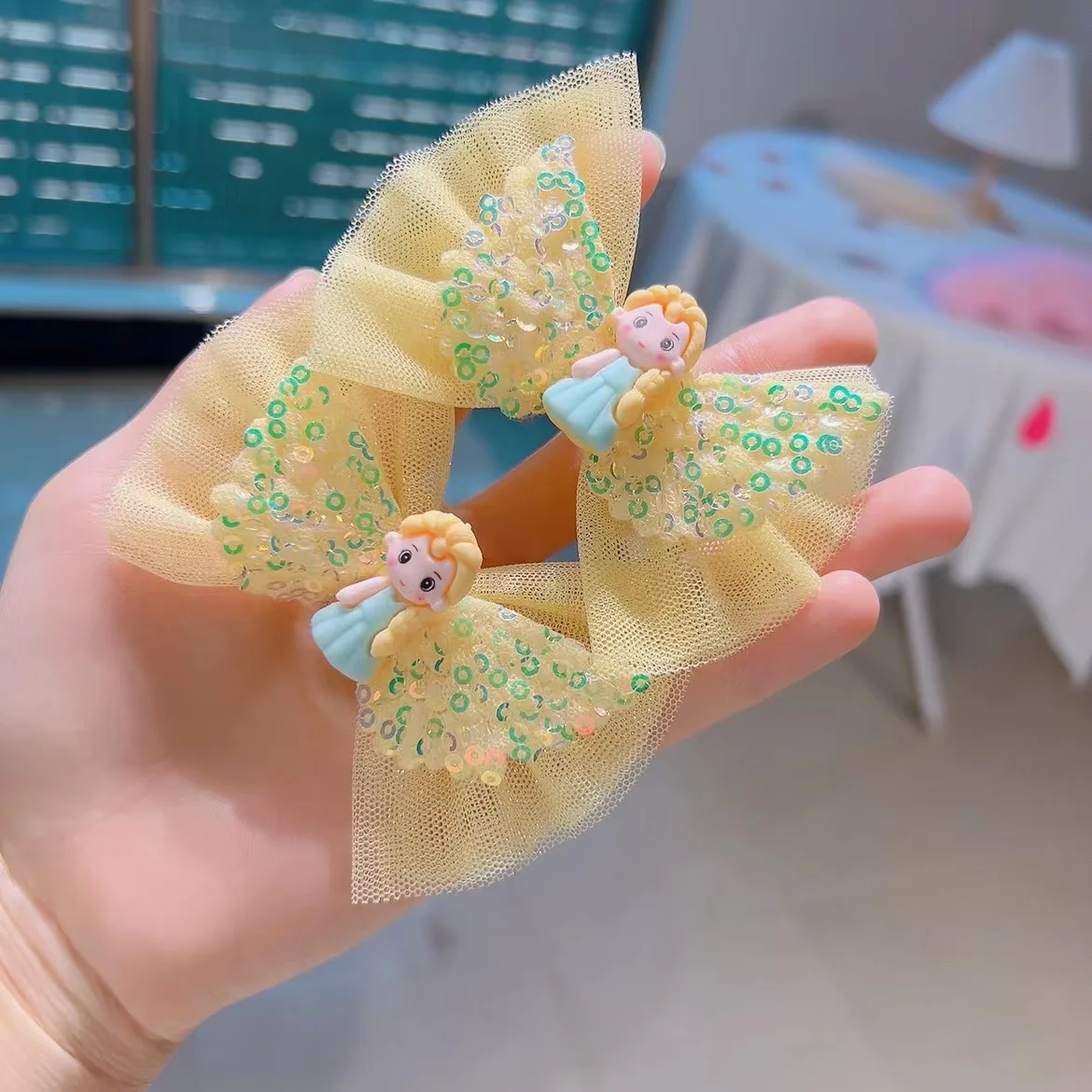 10 Stück/Set Neue Frozen Elsa Prinzessin Niedliche Haarspangen Kopfschmuck Kinder-Haarklammern Seitliche Haarklammern Mädchen Cartoon Elsa Haaraccessoires – Detail 7