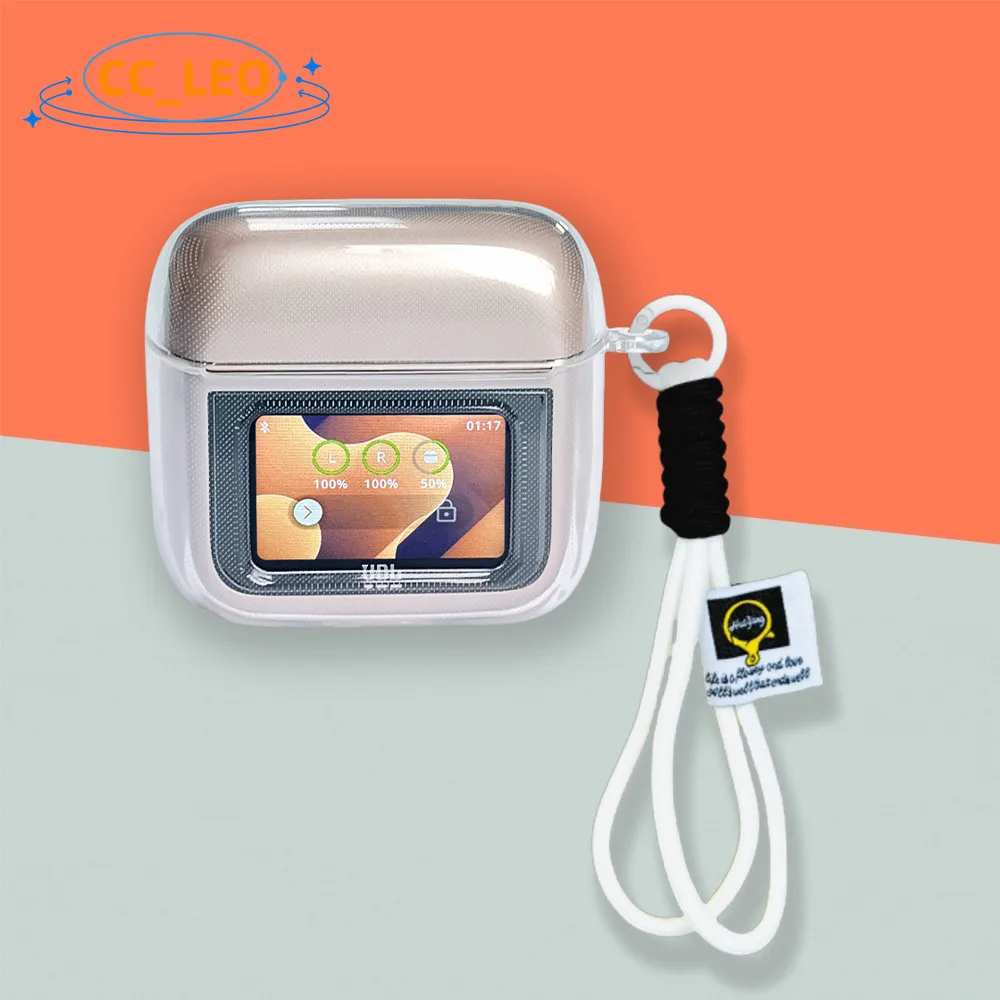 Clear Soft Protective Shockproof Case with Cute Lanyard Pendant