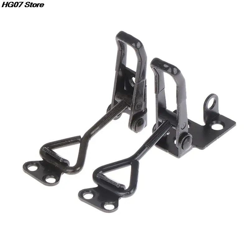 1PC 100KG/220lbs Toggle Latch Catch Toggle Clamp Adjustable Cabinet Boxes Lever Handle Lock Hasp 90*27mm