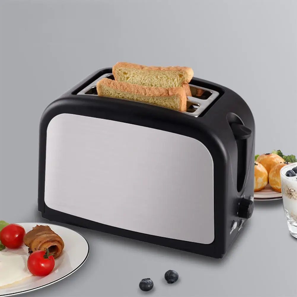 220V 800W 2 Slice Toaster Household Toaster 7 Levels Settings Multi