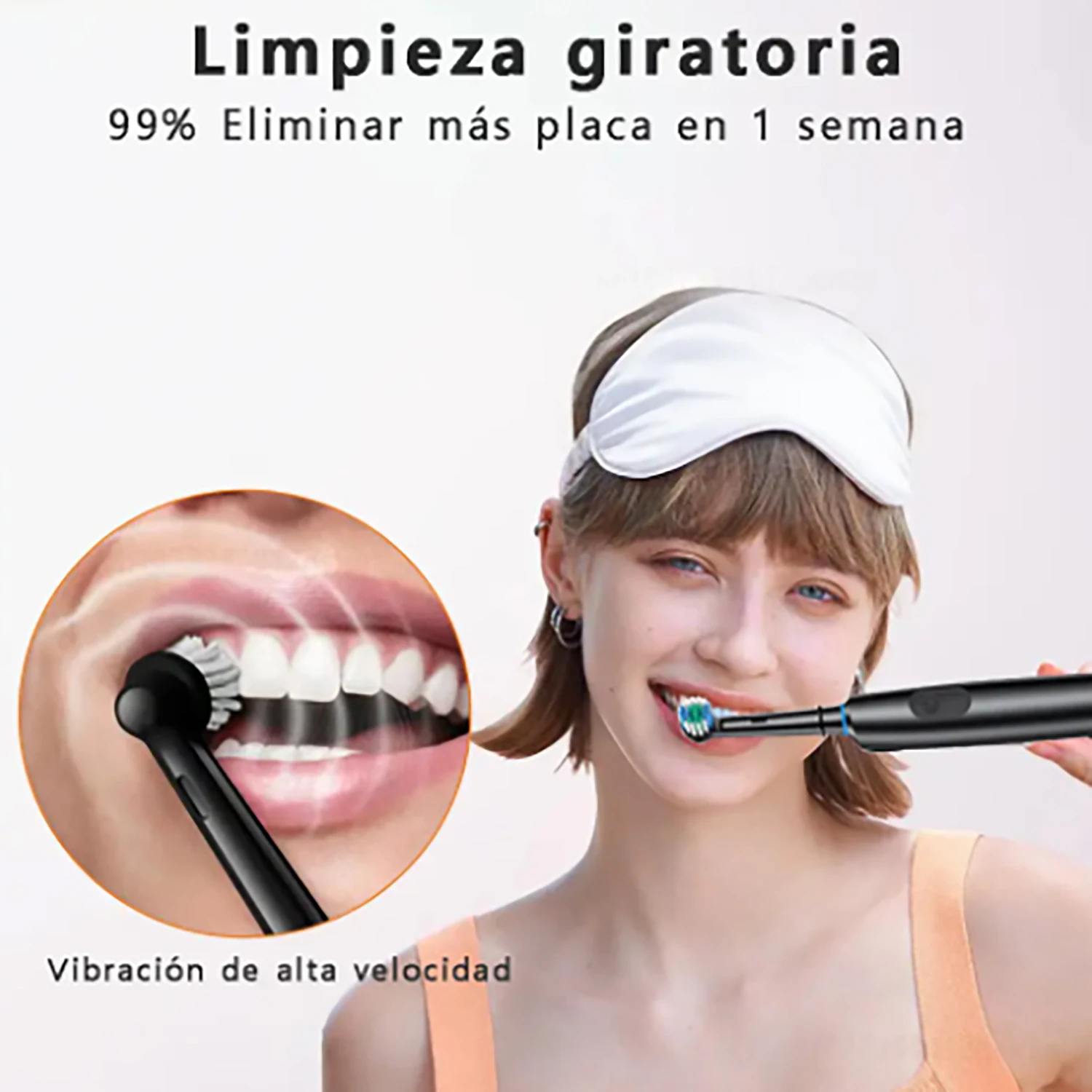 Smart Electric Toothbrush Rechargeable Tooth Brush 5 Mode Smart Timer Teeth Clean Electric Teethbrush with 8 Teethbrush Heads