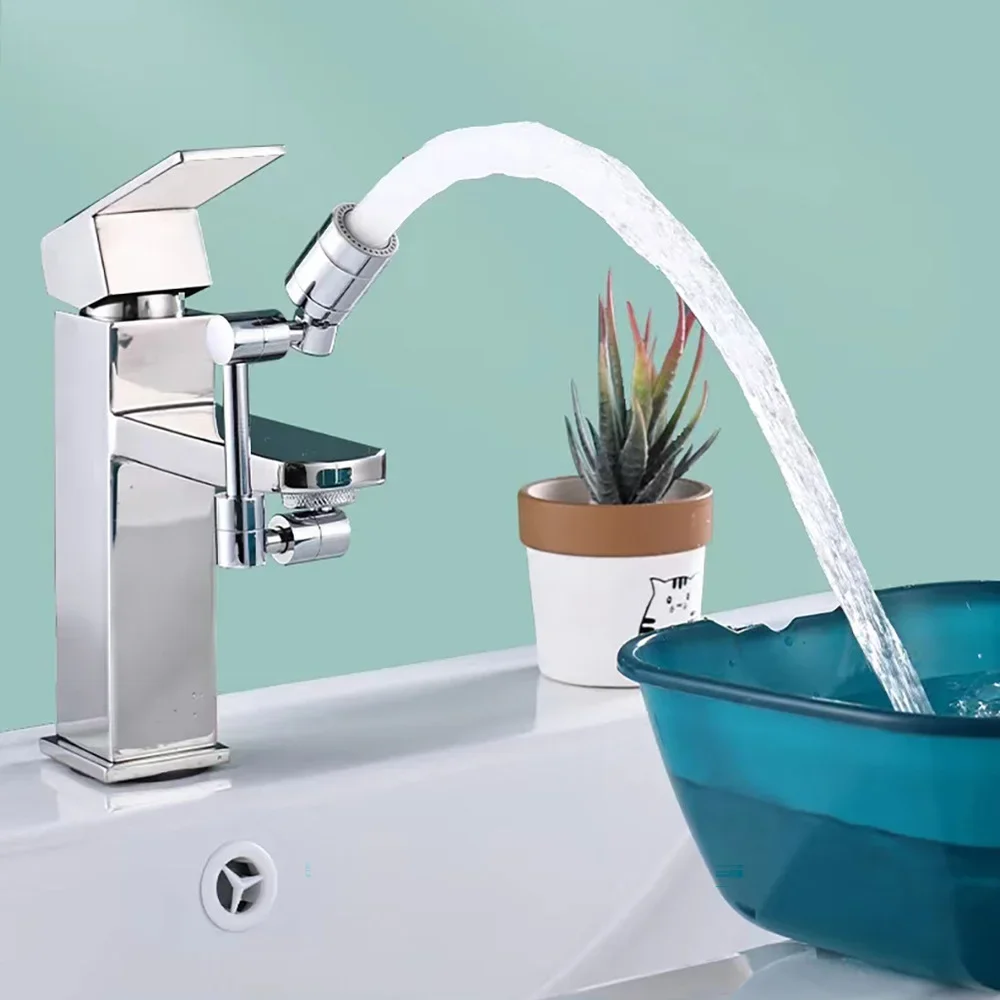 Universal Extension Faucet Sprayer Head 1080 Degree 2 Modes Bathroom Kitchen Anti-splash Head Mouth Sink Tap Water Saving Nozzle 3