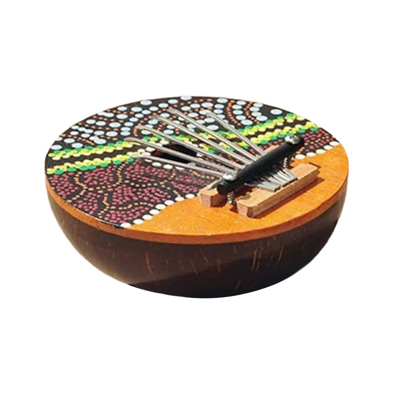 Kalimbas 7 Key Thumb Piano Coconut Shell Kalimba Music Instrument for Music